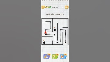 Guide him to the exit.😲😁draw 2 save level 289 #shorts #youtubeshorts #shortvideo #gaming  #games