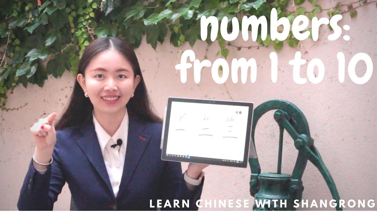 Chinese101 11. Numbers count from one to ten in Chinese. Easy