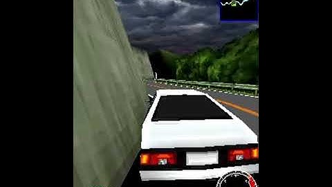 Initial D Flurry - Practice Mode 5 - Mako and Sayuki Track (ENG SUB)