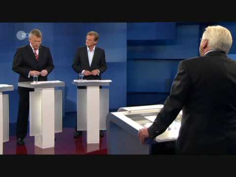 TV-Duell: Angela Merkel - Frank-Walter Steinmeier ...