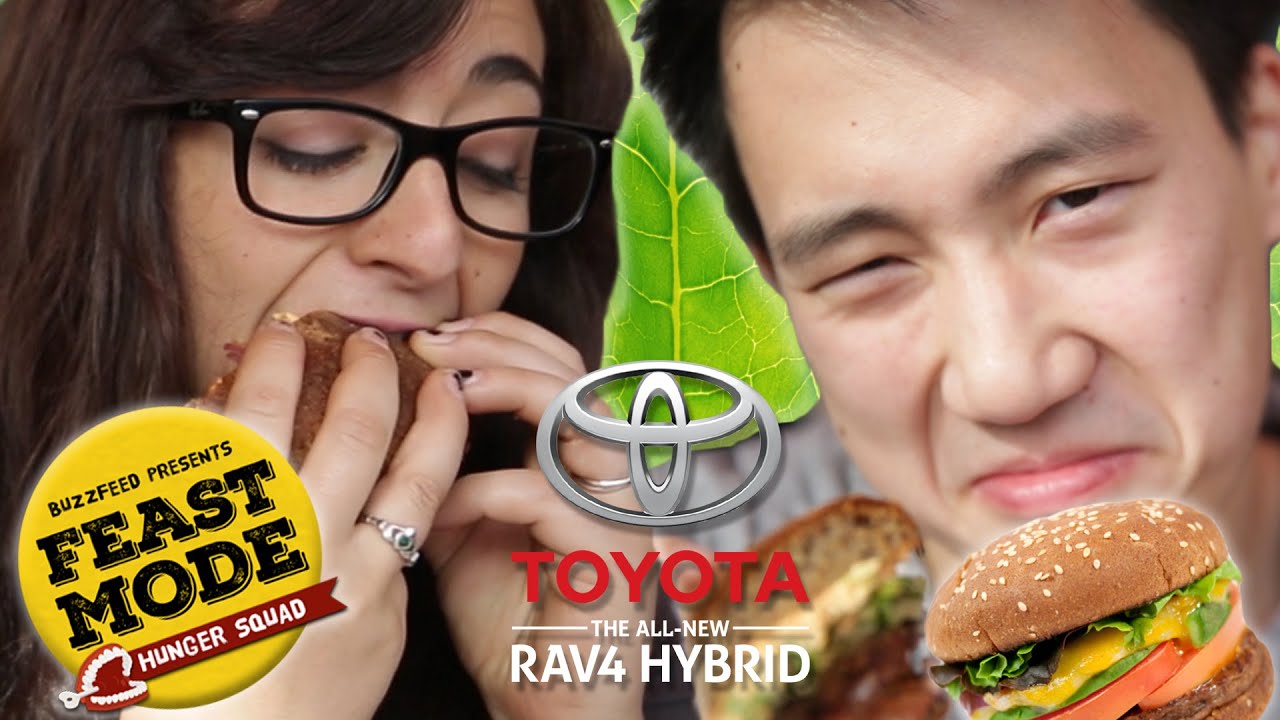 Veggie Burger Telephone • Feast Mode Hunger Squad  // Sponsored By Toyota Rav4 Hybrid - YouTube Manny Baluena