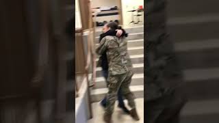 Army Sister Surprises Little Brother At School From Being Gone For 1 Year In Korea