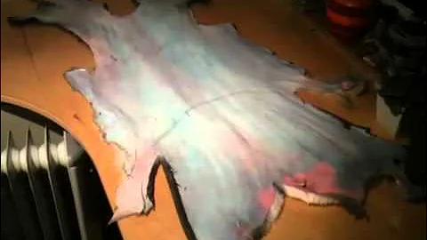 Making our deer pelt Pt 2