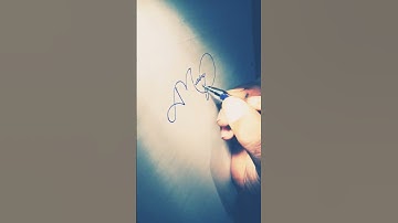 #manya name sign... #youtubeshorts