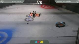 Robot Fight Night - Ro16 - Emsee Fry Pants vs Pizza Slicer screenshot 4