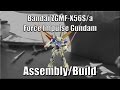 Bandai zgmfx56sa force impulse gundam build time lapse