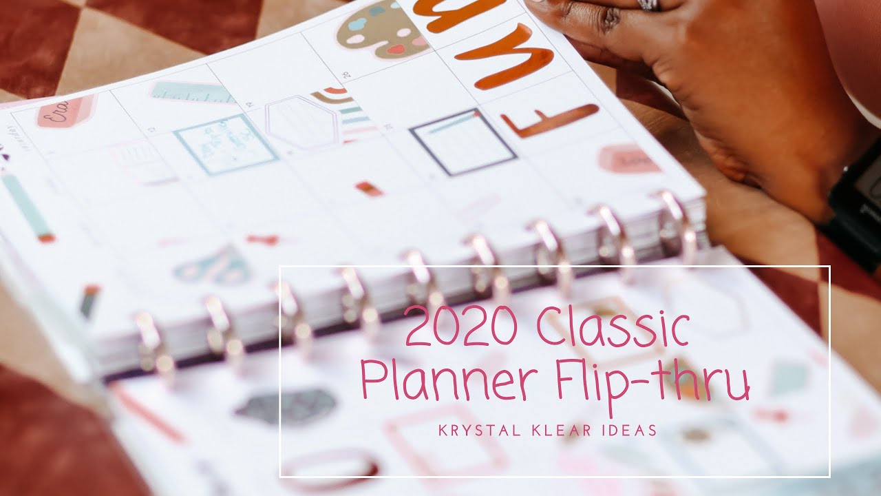 2020 Catch-All Classic Happy Planner Flip-thru | Krystal Klear Ideas