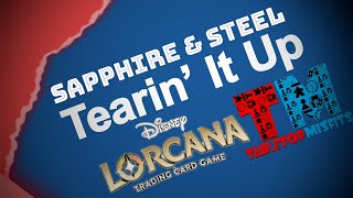 Check out what's inside Disney's Lorcana Starter Deck... Sapphire & Steel. #lorcana