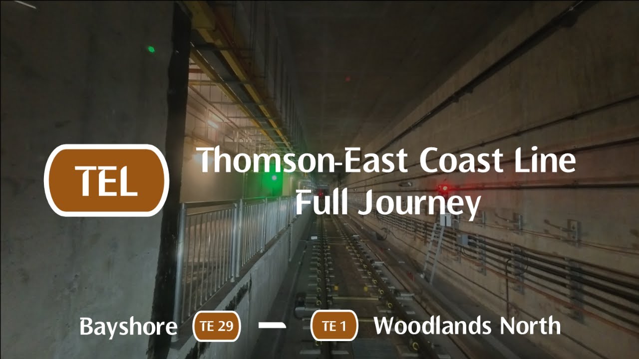 [TEL4 Full Journey][SMRT] KSF CT251 ~ 2066 ~ TE29 Bayshore → TE1 Woodlands North