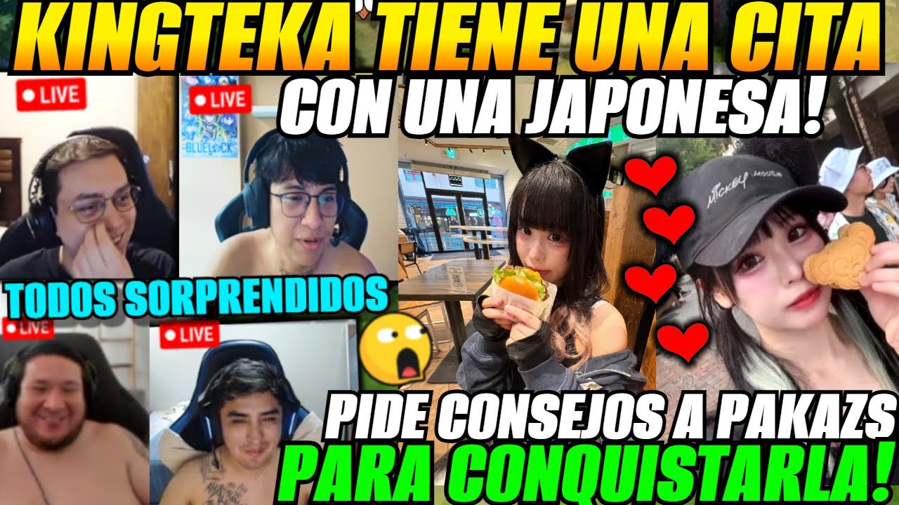😲Tiene una cita con una japonesa! pide consejos a PAKAZS para conquistarla😲Matthew sorprendido