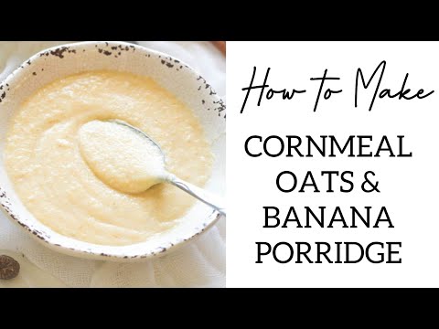 Video: Recipe: Corn Porridge With Milk, With A Banana On RussianFood.com