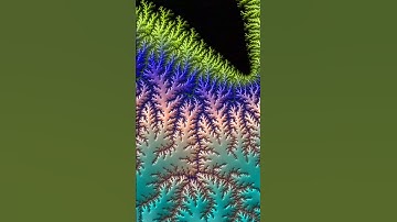 Infinite Zoom into the Beautiful Fractal ✨🌀 #Fractal #Mandelbrot #Zoom