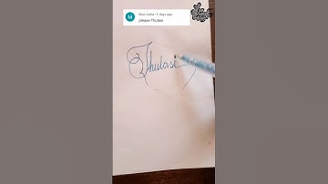 stylish name | Thulasi | sk cursive art | how to make a stylish name | stylish signature