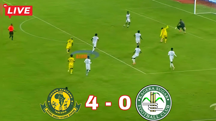 #live: YANGA SC VS KAGERA SUGAR LEO ( 4 - 0 )