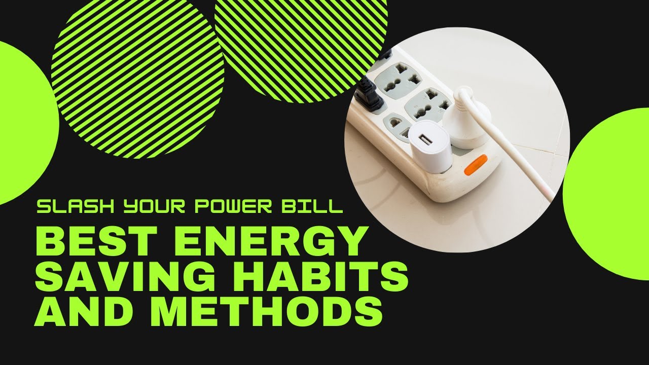 ⁣Energy saving habits, tips, hacks, ideas & methods for home