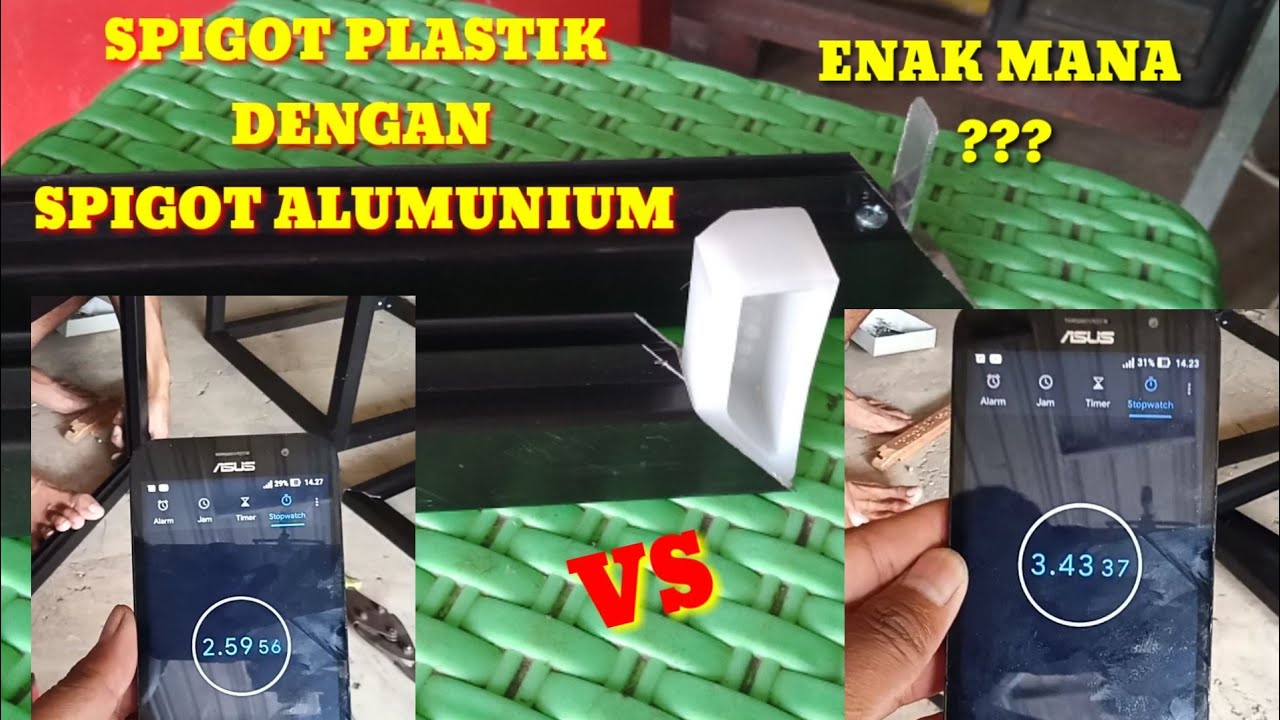 Praktis manakah spigot plastic vs spigot alumunium YouTube