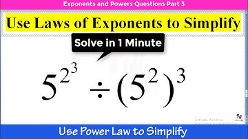 How to Simplify Expressions by Using Laws of Exponents | 9th Class Math Exercise 2.4 | Part 3