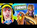 TORNEO de **THANOS** Marvel Avengers en Fortnite Battle Royale!! (Copa Nueva Skin Gratis Challenge)