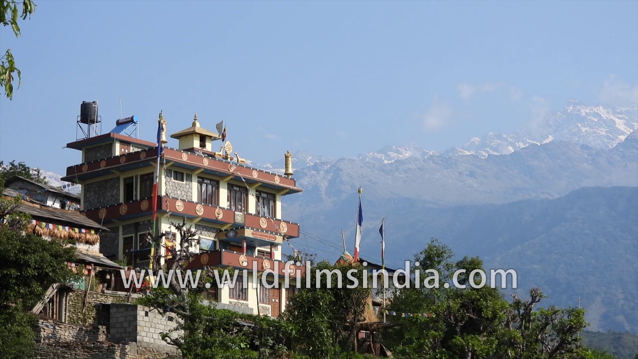 Buddhist monastery in Ghandruk, Nepal