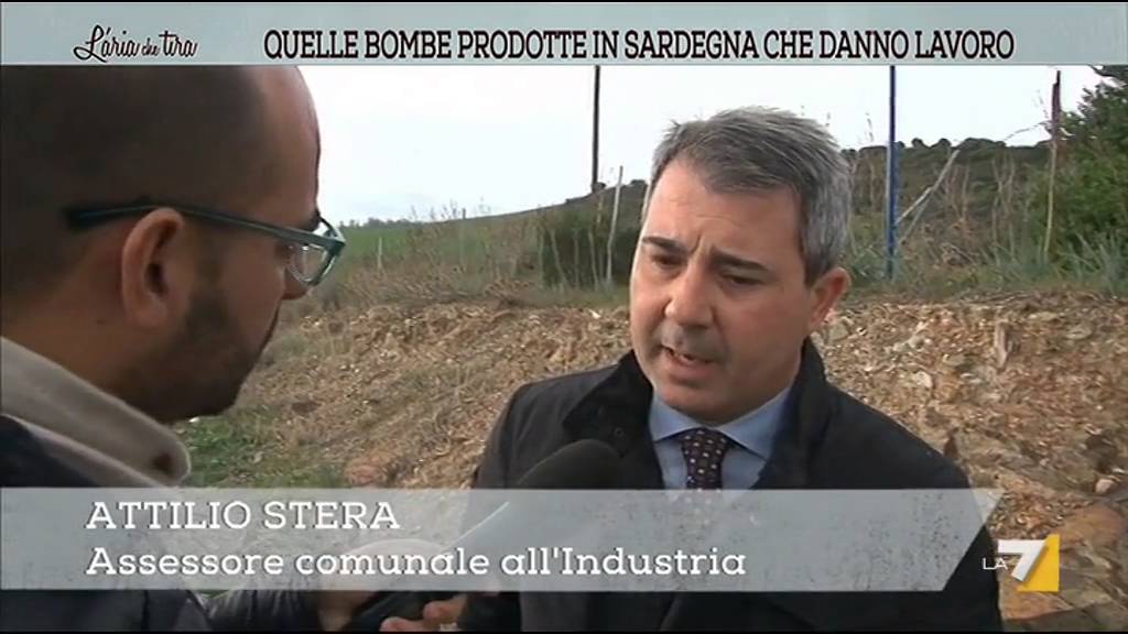 Quelle bombe prodotte in Sardegna che danno lavoro