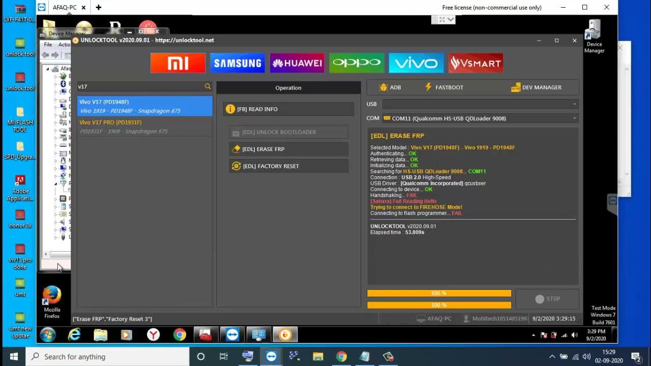 Unlocktool driver