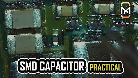SMD Capacitors Practical in Tamil😱 |Mobile Engineering App