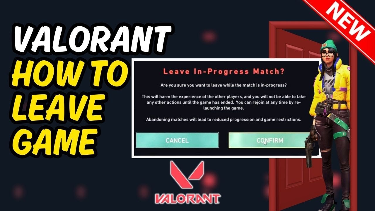 How To Leave a Match in Valorant 2025 [Easy] - YouTube