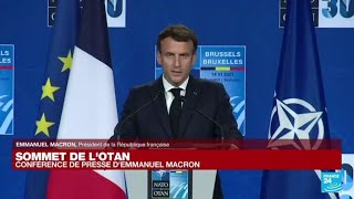 Replay : Emmanuel Macron tient une nouvelle conférence après la réunion de l'Otan
