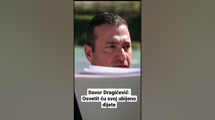 Davor Dragićević: Osvetit ću svoj ubijeno dijete #shorts
