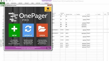 Update Your OnePager Project Views Using Your Data