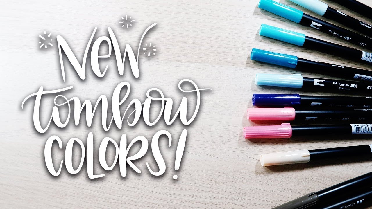 NEW Tombow Dual Brush Pen Colors!