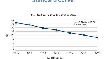 Real Time qPCR  optimization, Calculating PCR Efficiency