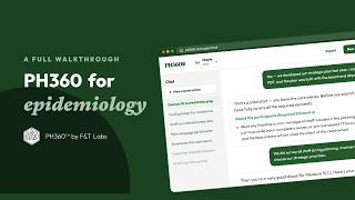 AI for Epidemiology: a full PH360 walkthrough for health departments