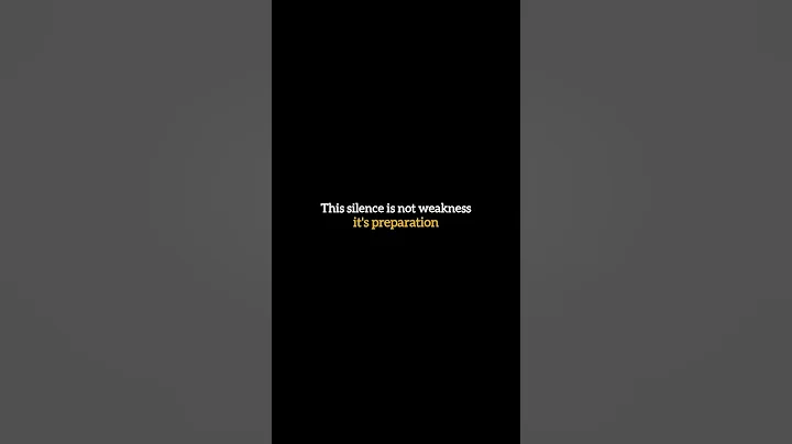 this silence is not weakness its preparation#shorts #trending #viral #motivation #mindset