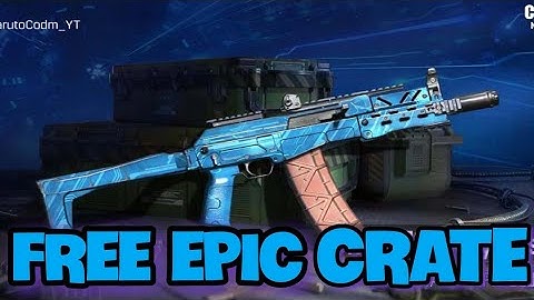 Opening The *Free*EPIC Credit Crate In Call Of Duty Mobile