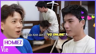 Ngô Kiến Huy nhập vai "vợ online" của HIEUTHUHAI, ôm chặt không buông 2 Ngày 1 Đêm