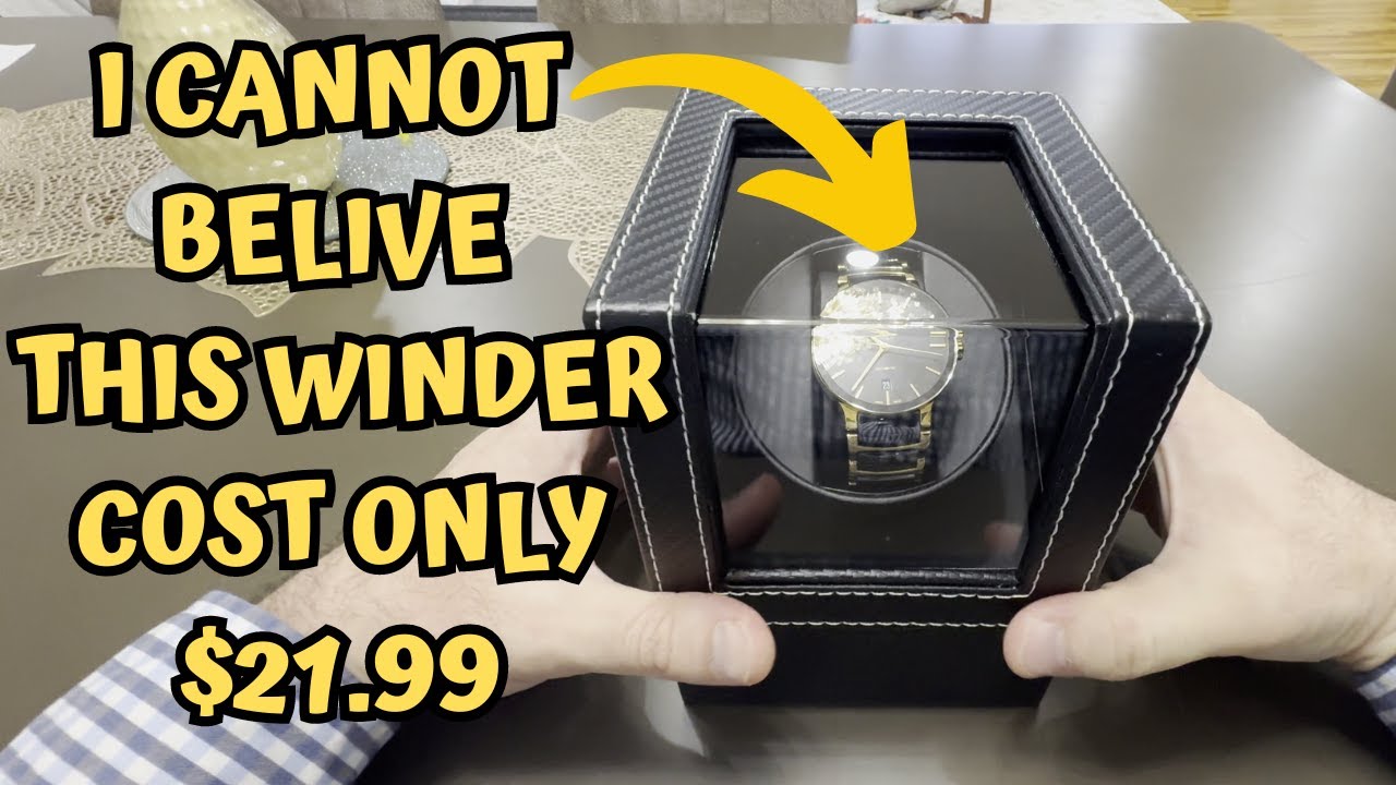 Review of Single Watch Winder with Japanese Quiet Motor, Automatic Watch Winder