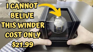 Review of Single Watch Winder with Japanese Quiet Motor, Automatic Watch Winder