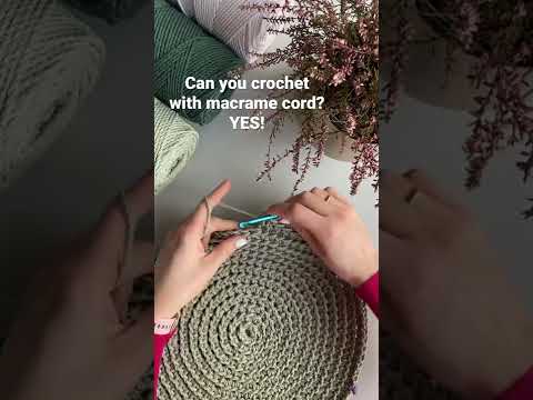 Video: Poți folosi fire de tricotat pentru macrame?