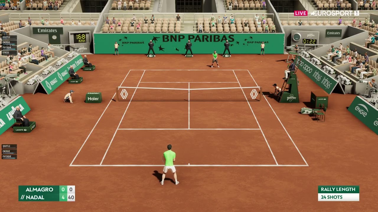 Nadal vs Almagro / Roland Garros 2009 / TENNIS ELBOW 4