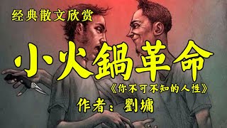 经典散文欣赏《小火锅的革命》作者：刘墉！散文《爱谈人生是一种病》作者：王朔！你不可不知的人性！