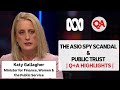 The  asio spy scandal  public trust   qa