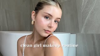 my everyday "clean girl" makeup routine