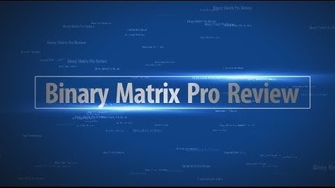 Binary Matrix Pro Review