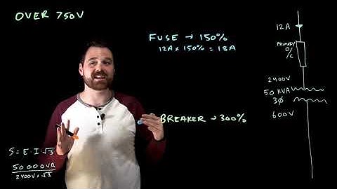 Transformer Overcurrent Calculation, Over 750V, Primary OC