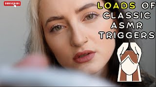 CLASSIC ASMR TRIGGERS | Mouth Sounds, Face Touching, Tapping & Scratching | Close Personal Attention