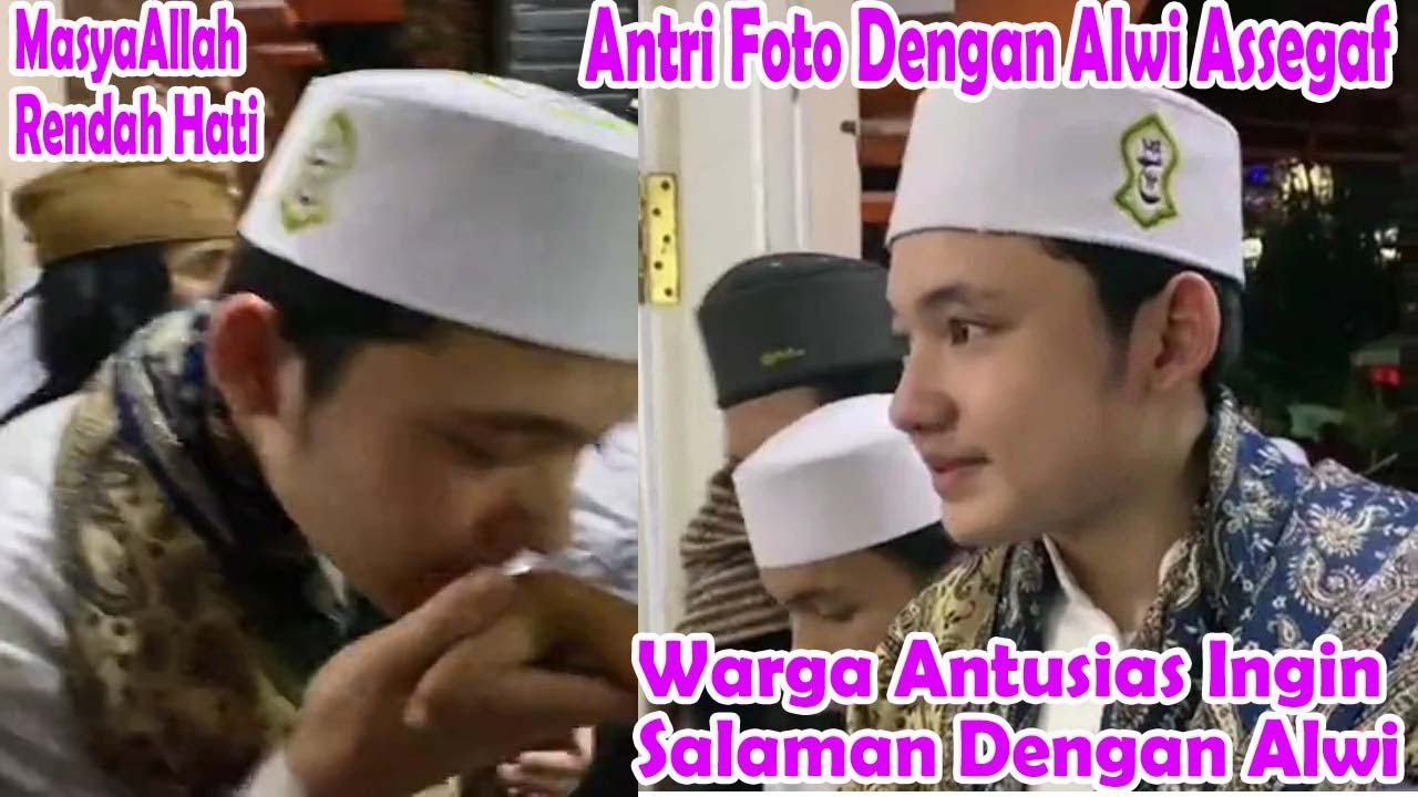 Antusian Warga Antri Foto & Salaman Dengan Alwi Assegaf