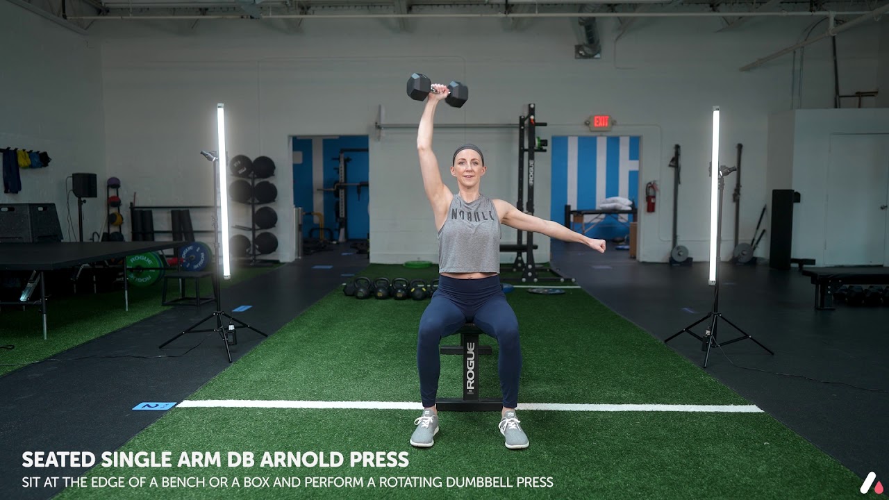 pix Seated Single Arm Arnold Press youtube