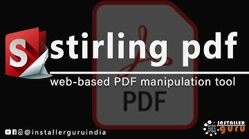 Master PDF Manipulation: Stirling PDF Docker Guide! #strilingpdf #docker #pdf #pdfeditor
