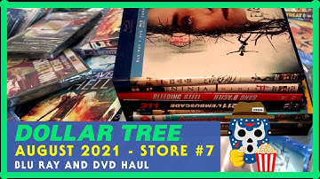 DOLLAR TREE $1 Store Blu Ray and DVD AUGUST 2021 Search 7 and Haul - More Echo Bridge, Jackie Chan +